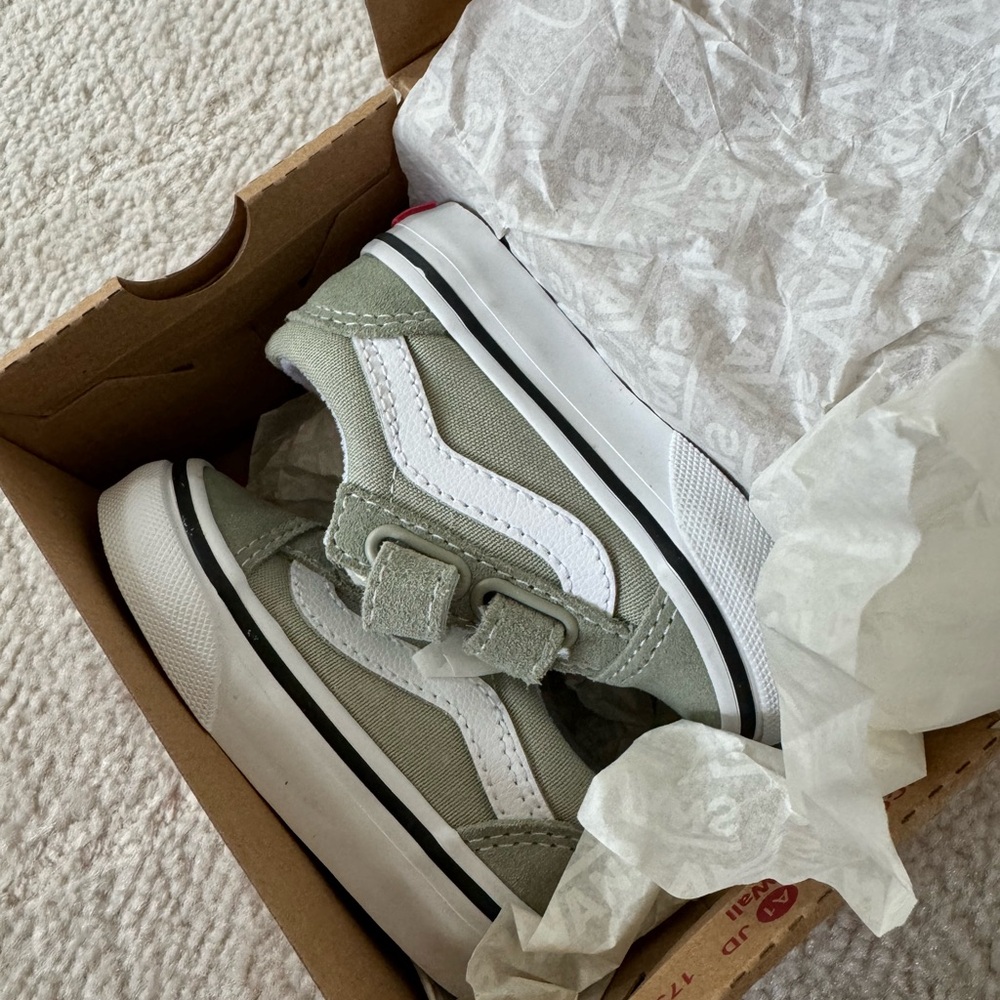 Vans Old Skool Toddler Sneakers - Desert Sage